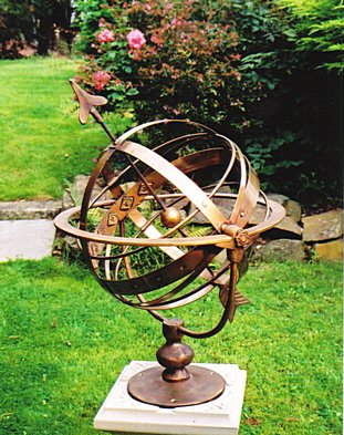 All-bronze Taurus Armillary